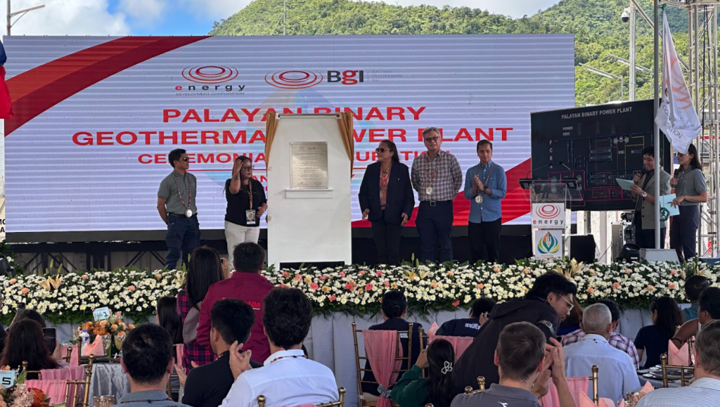 EDC inaugurates 28.9-MW Palayan Bayan binary geothermal power plant, Philippines