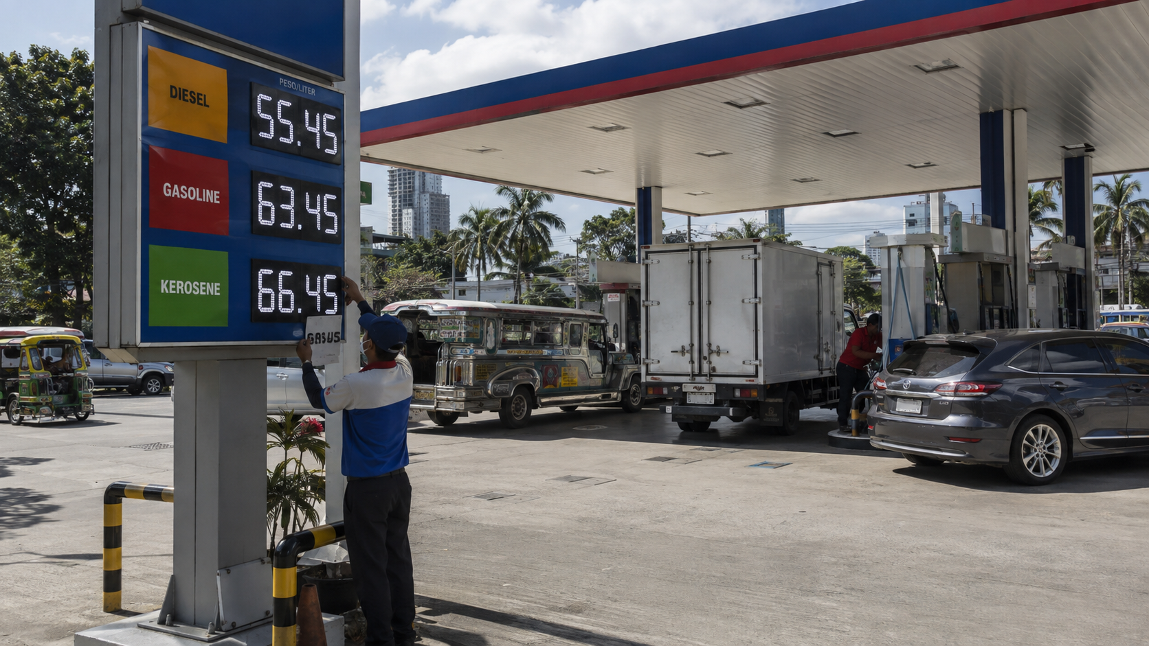 Fuel Retailers Slash Pump Prices by Up to P3.90